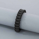 Punk Motorcycle Gear Chain Stainless Steel Bracelet