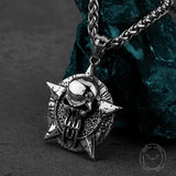 Punk Pentagram Skull Stainless Steel Pendant | Gthic.com