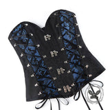 Punk Retro Lace-Up Court Corset