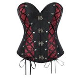 Punk Retro Lace-Up Court Corset 01 | Gthic.com