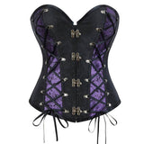 Punk Retro Lace-Up Court Corset 03 | Gthic.com