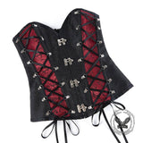 Punk Retro Lace-Up Court Corset
