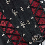 Punk Retro Lace-Up Court Corset