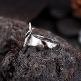 Punk Rock Gesture Stainless Steel Skull Ring