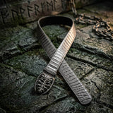Punk Scorpion Buckle Crocodile-Embossed PU Leather Belt | Gthic.com