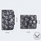 Punk Skull Head PU Leather Wallet