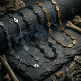 Punk Skull Stainless Steel Chain Necklace | Gthic.com