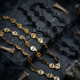 Punk Skull Stainless Steel Chain Necklace | Gthic.com