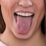 Punk Spider Stainless Steel Tongue Nail | Gthic.com