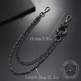 Punk Spiked Double-Chain Alloy Pants Chain