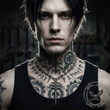 Punk Spiked Piercing Stainless Steel Clavicle Necklace | Gthic.com