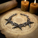 Punk Spiked Stainless Steel Choker Clavicle Necklace