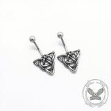 Punk Triangle Snake Stainless Steel Belly Ring Piercing