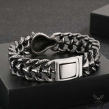Punk Wolf Head Keel Chain Animal Bracelet | Gthic.com