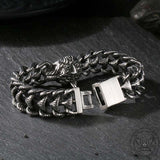 Punk Wolf Head Keel Chain Animal Bracelet | Gthic.com