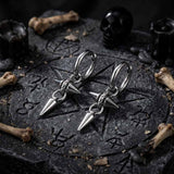 Punk Y2K Chain Spikes Stainless Steel Earrings