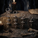 Punk Y2K Chain Spikes Stainless Steel Earrings