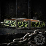 Punk Y2K Leopard Spiked Rhinestone Choker Necklace