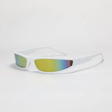 Punk Y2K Narrow Frame Colorful UV-Proof PC Sunglasses | Gthic.com