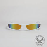 Punk Y2K Narrow Frame Colorful UV-Proof PC Sunglasses | Gthic.com
