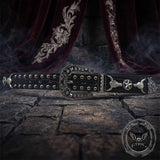 Punk Y2K Western-Style Rivet Bull Star PU Leather Belt