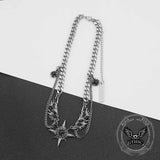 Punk Y2K Wings Star Stainless Steel Clavicle Chain