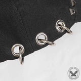 Red Devil Horns Studded Cap