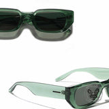 Retro All-Match Square Frame PC Sunglasses