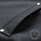 Retro Embroidered Pattern American PU Leather Jacket