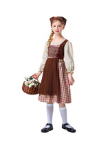 Retro Floral Farm Pastoral Parent-Child Dress Set