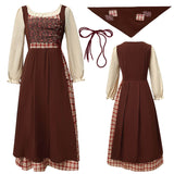 Retro Floral Farm Pastoral Parent-Child Dress Set