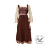 Retro Floral Farm Pastoral Parent-Child Dress Set