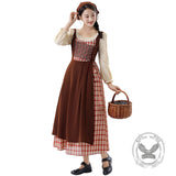 Retro Floral Farm Pastoral Parent-Child Dress Set