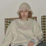 Retro Fringed Edge Patchwork Knitted Bucket Hat | Gthic.com