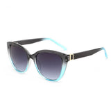 Retro Gradient Cat-Eye UV-Proof PC Sunglasses