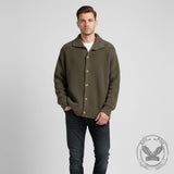 Retro Loose Collared Button-Down Cardigan Sweater