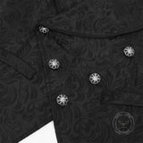 Retro Medieval Jacquard Punk Waistcoat Costume