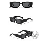 Retro Modern Square Small Frame PC Sunglasses | Gthic.com