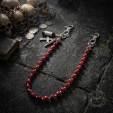 Retro Skull Cross Wine Bottle Alloy Pants Chain