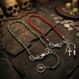 Retro Skull Cross Wine Bottle Alloy Pants Chain | Gthic.com