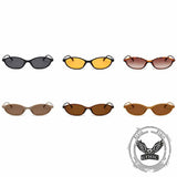 Retro Small Frame UV Protection PC Oval Sunglasses