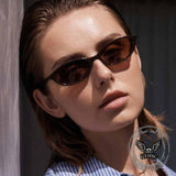 Retro Small Frame UV Protection PC Oval Sunglasses 03 | Gthic.com