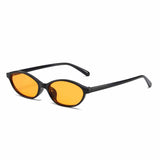 Retro Small Frame UV Protection PC Oval Sunglasses