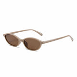 Retro Small Frame UV Protection PC Oval Sunglasses