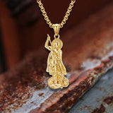 Retro St. George Slay Dragon Stainless Steel Pendant