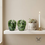 Retro Western-Style Dragon Crystal Xiuyan Jade Figurine