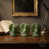 Retro Western-Style Dragon Crystal Xiuyan Jade Figurine | Gthic.com