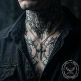 Retro Wooden Stake Cross Stainless Steel Pendant | Gthic.com