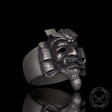 Ronin Ghost Samurai Sterling Silver Ring | Gthic.com