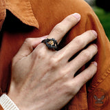 Rose Thorns Stainless Steel Gothic Ring